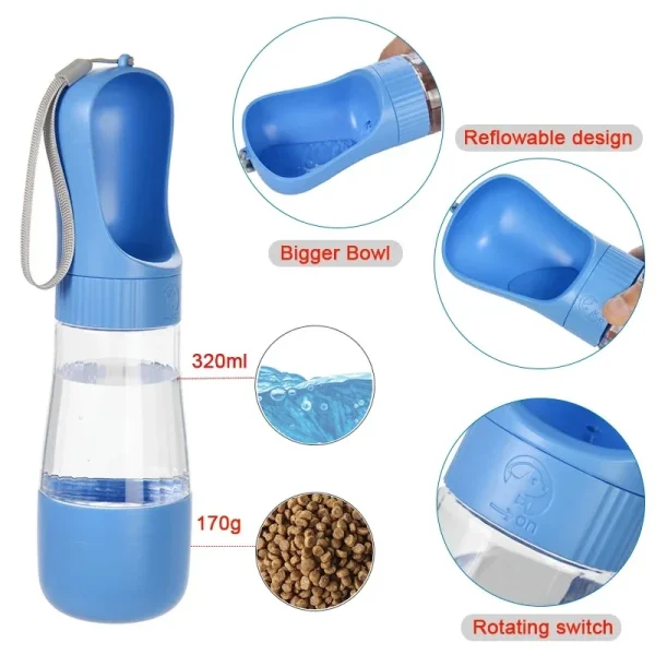 320ML Portable Dog Water Bottle