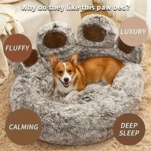 Cute Bear Paw Shaped Pet bed